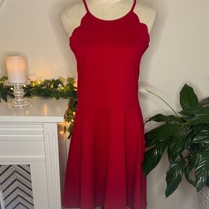 Nine Britton Red Midi Dress